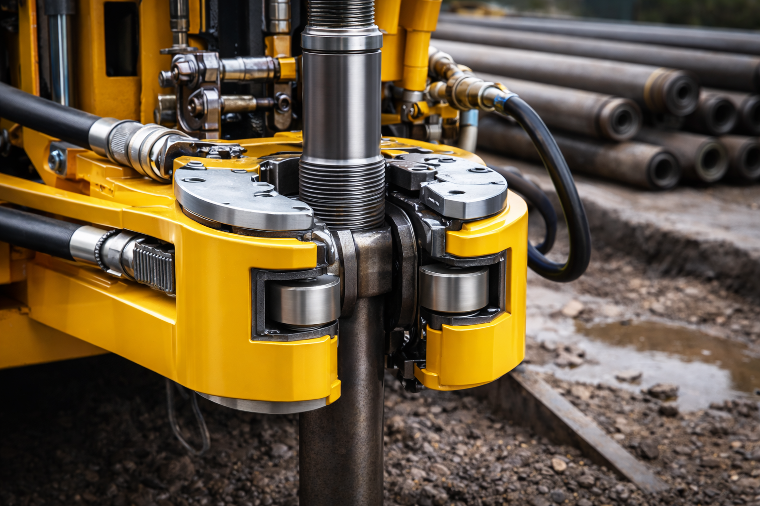 Rod Spinner dan Perannya dalam Mempercepat Proses Make-Up serta Break-Out Drill Rod