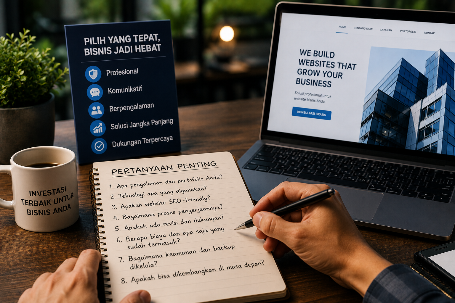 Pertanyaan yang Wajib Anda Ajukan Sebelum Memilih Jasa Pembuatan Website